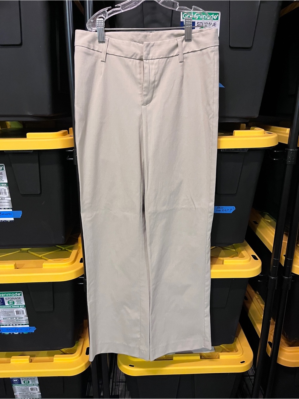 Women’s Old Navy Light Tan Straight-Leg Pants
